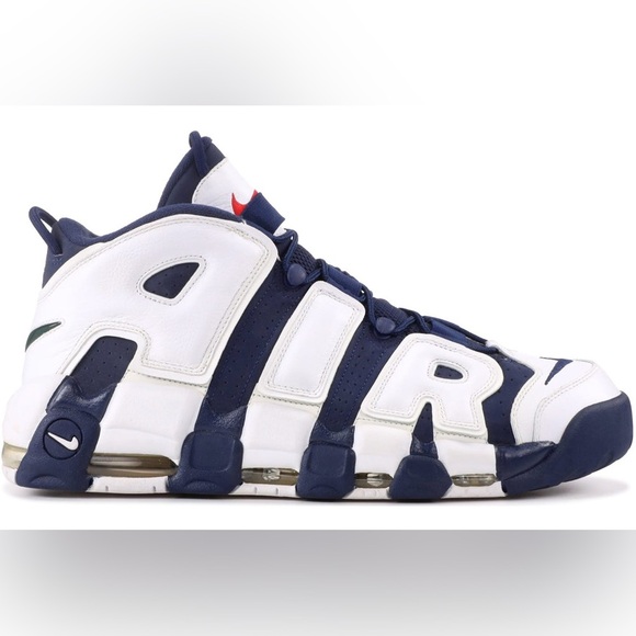 Nike Air More Uptempo “Olympic” Navy White Red – Men’s Size 10